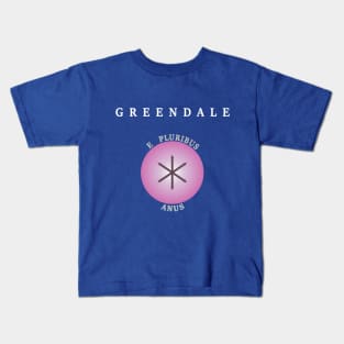 Greendale E Pluribus Anus Kids T-Shirt